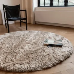 Interieur05 tapis rond Fender beige - 240 x 240 cm