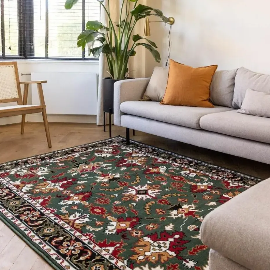 Interieur05 vintage Vloerkleed Funda Groen - 280 x 190 cm