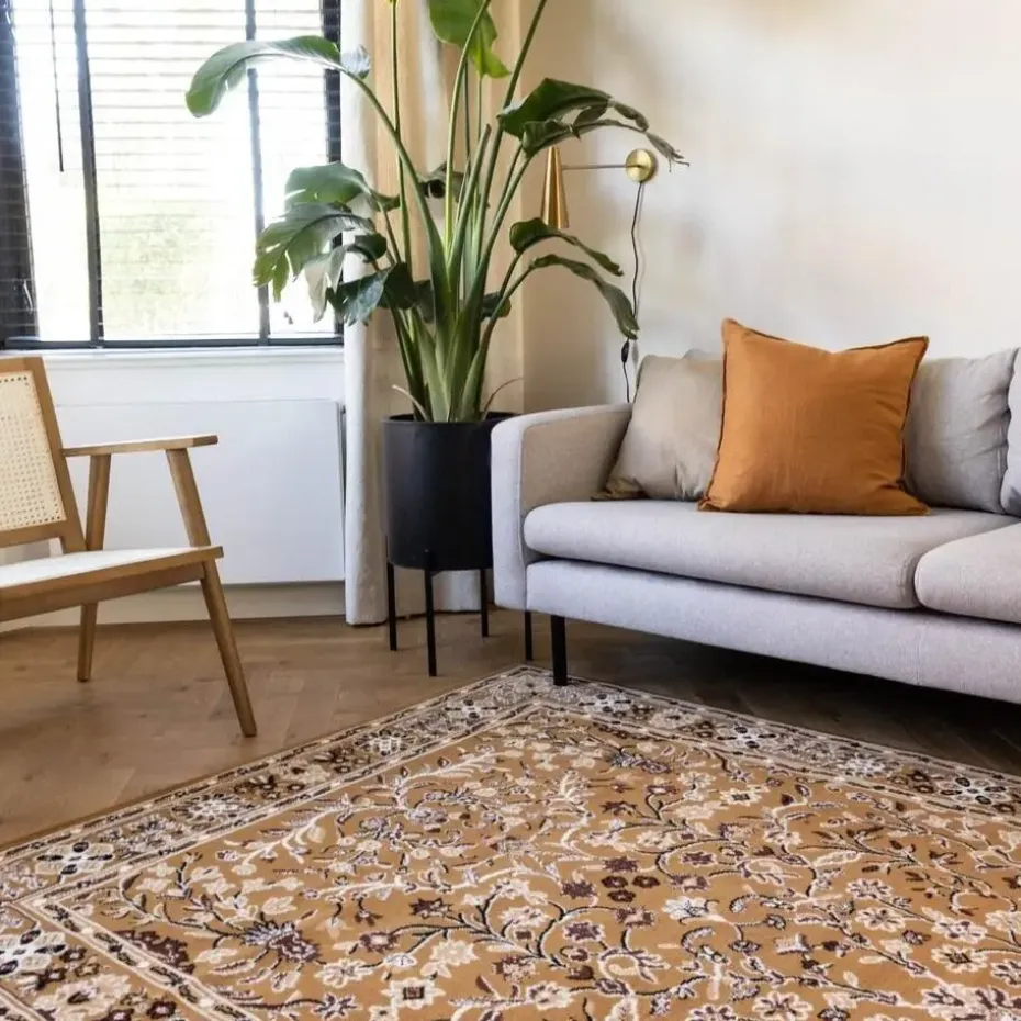 Interieur05 vintage Vloerkleed Nazly Geel - 280 x 190 cm