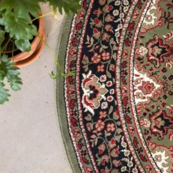 Interieur05 Vloerkleed Nain - Groen - 200 Ø - (L)