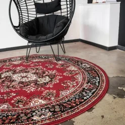 Interieur05 Vloerkleed Nain - Rood - Perzisch - 160Ø