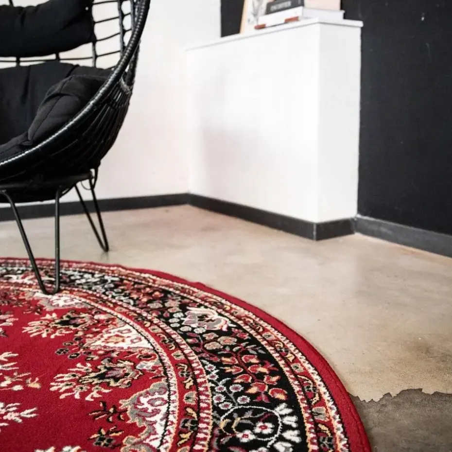 Interieur05 Vloerkleed Nain - Rood - Perzisch - 200Ø