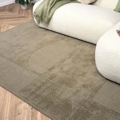 Interieur05 wollen vloerkleed groen Twig - 230 x 160 cm