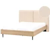 IZERNORE - Bed - Beige - 140 x 200 cm - Bouclé