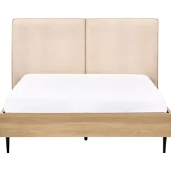 IZERNORE - Bed - Beige - 140 x 200 cm - Bouclé