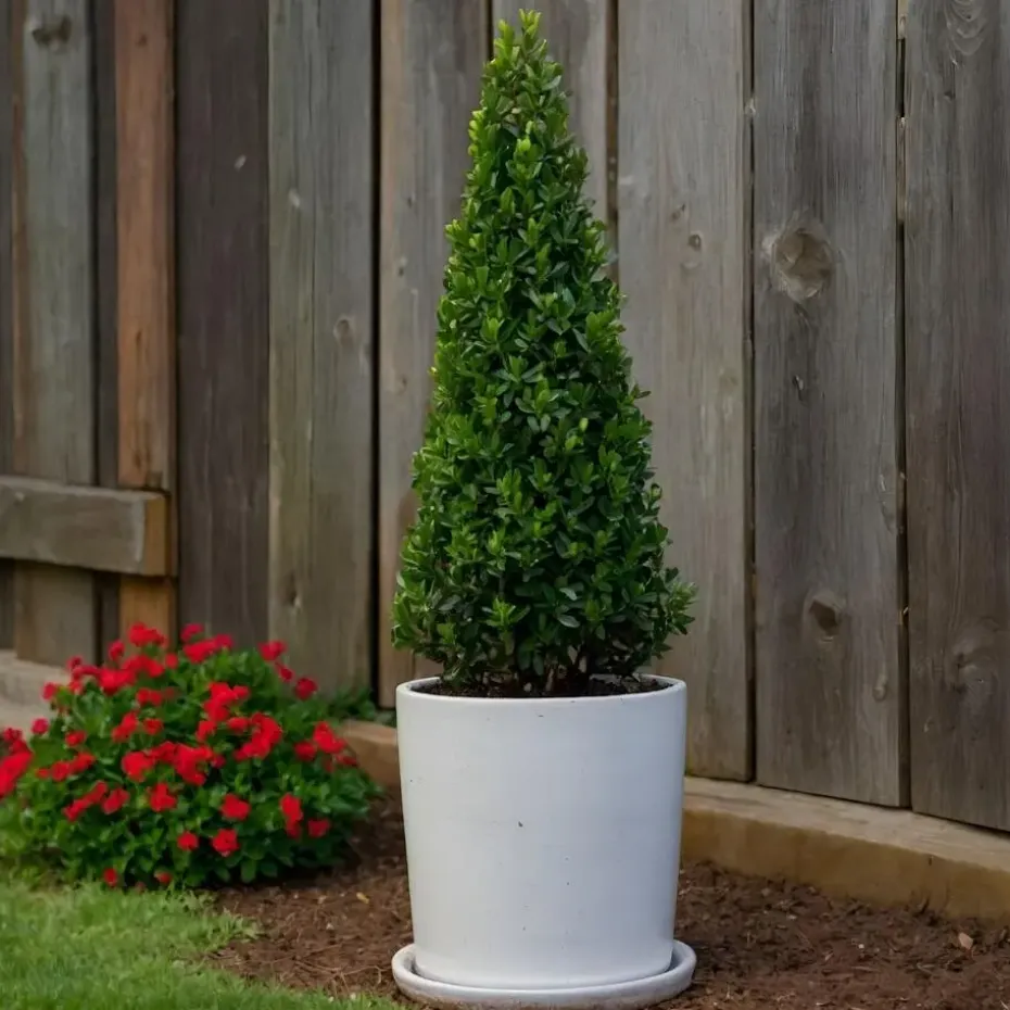 Japanse hulst - Set van 2 - Ilex crenata 'Jenny' - Hoogte 55-65cm - ⌀21cm