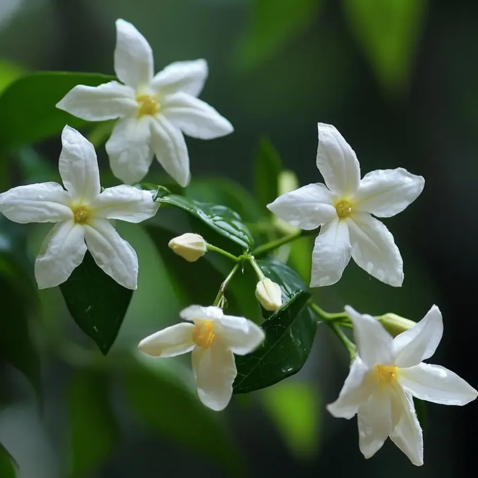 Jasmijn - Set van 3 - Jasminum 'Officinale' - Hoogte 25-40cm - ⌀9cm