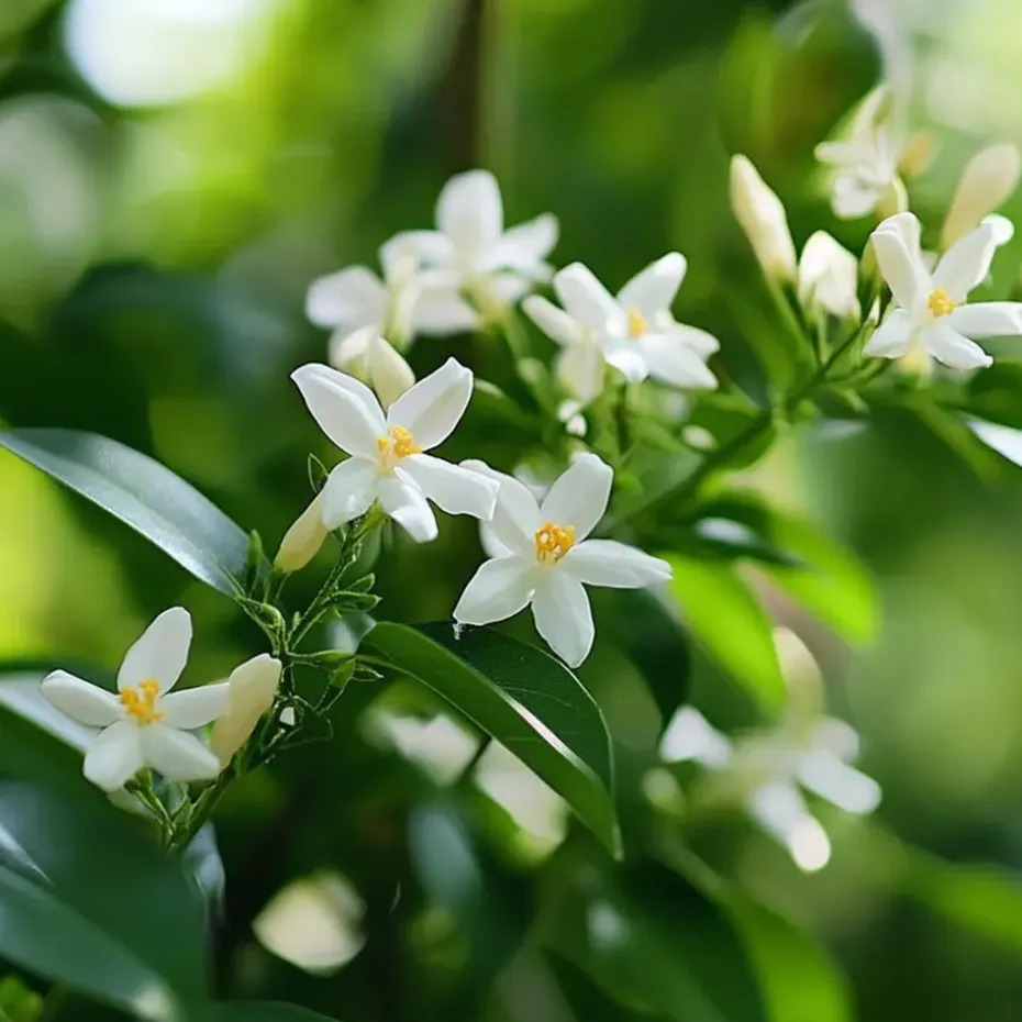 Jasmijn - Set van 3 - Jasminum 'Officinale' - Hoogte 25-40cm - ⌀9cm