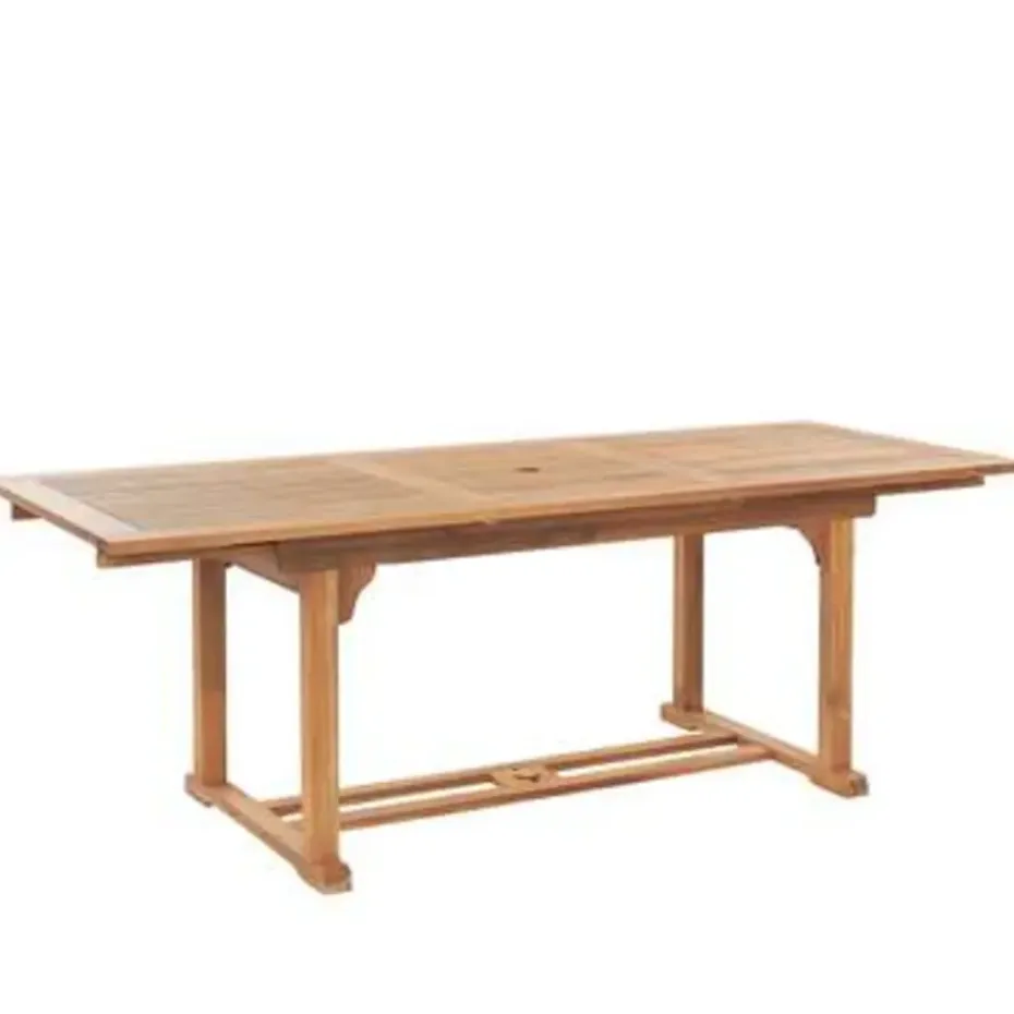 JAVA - Tuinset voor 6 - Lichte houtkleur/Wit - Acaciahout