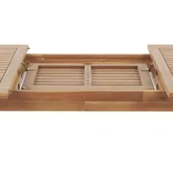 JAVA - Tuinset voor 6 - Lichte houtkleur/Grafietgrijs - Acaciahout