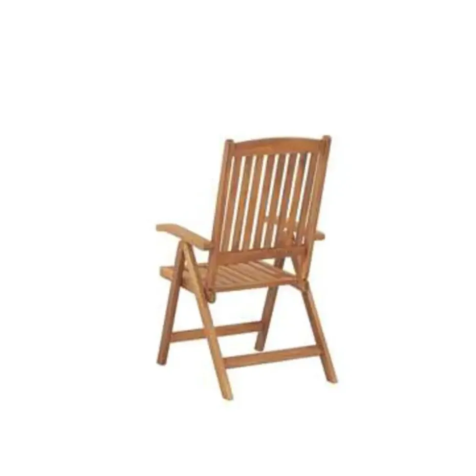 JAVA - Tuinset voor 6 - Lichte houtkleur/Grafietgrijs - Acaciahout