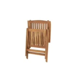 JAVA - Tuinset voor 6 - Lichte houtkleur/Grafietgrijs - Acaciahout