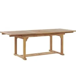 JAVA - Tuinset voor 6 - Lichte houtkleur/Grafietgrijs - Acaciahout