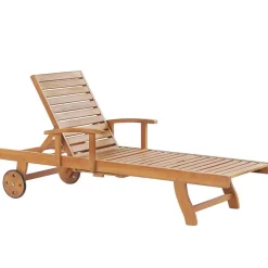 JAVA PREMIUM - Tuinligstoel - Lichtbruin/Taupe - Acaciahout