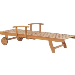 JAVA PREMIUM - Tuinligstoel - Lichtbruin/Taupe - Acaciahout