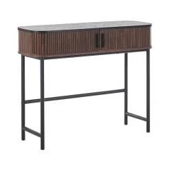 JOSE - Consoletafel - Donkere houtkleur - Vezelplaat