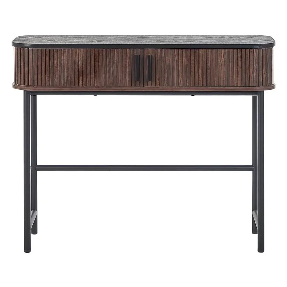 JOSE - Consoletafel - Donkere houtkleur - Vezelplaat