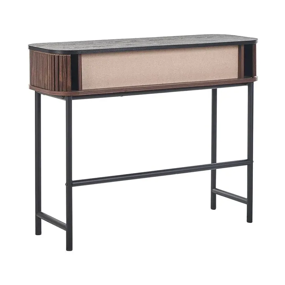 JOSE - Consoletafel - Donkere houtkleur - Vezelplaat