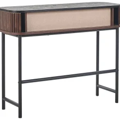 JOSE - Consoletafel - Donkere houtkleur - Vezelplaat
