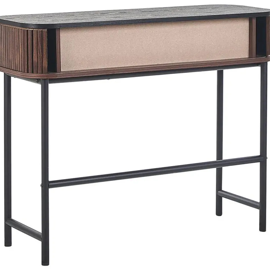 JOSE - Consoletafel - Donkere houtkleur - Vezelplaat