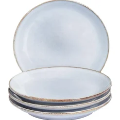 JUNIPER - Bijzetborden set van 4 - Lichtblauw - Steengoed