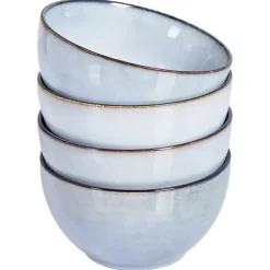 JUNIPER - Kom set van 4 - Lichtblauw - Steengoed