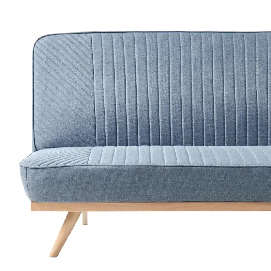 KALFAFELL - Slaapbank - Blauw - Polyester