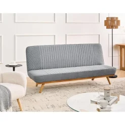 KALFAFELL - Slaapbank - Donkergrijs - Polyester