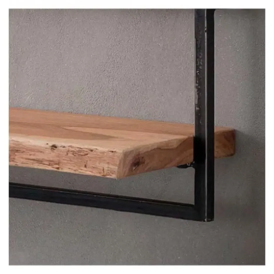 Kalfort Wandrek industrieel Stockton 4 - 25x65x65 cm