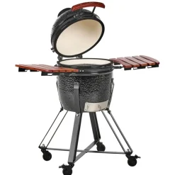 KAMADO - Houtskoolgrill - Zwart - Keramiek
