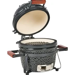KAMADO - Mini houtskoolgrill - Zwart - Keramiek