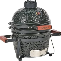 KAMADO - Mini houtskoolgrill - Zwart - Keramiek