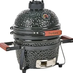KAMADO - Mini houtskoolgrill - Zwart - Keramiek