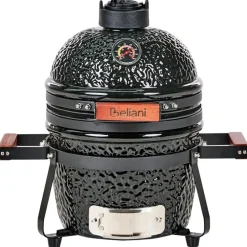 KAMADO - Mini houtskoolgrill - Zwart - Keramiek