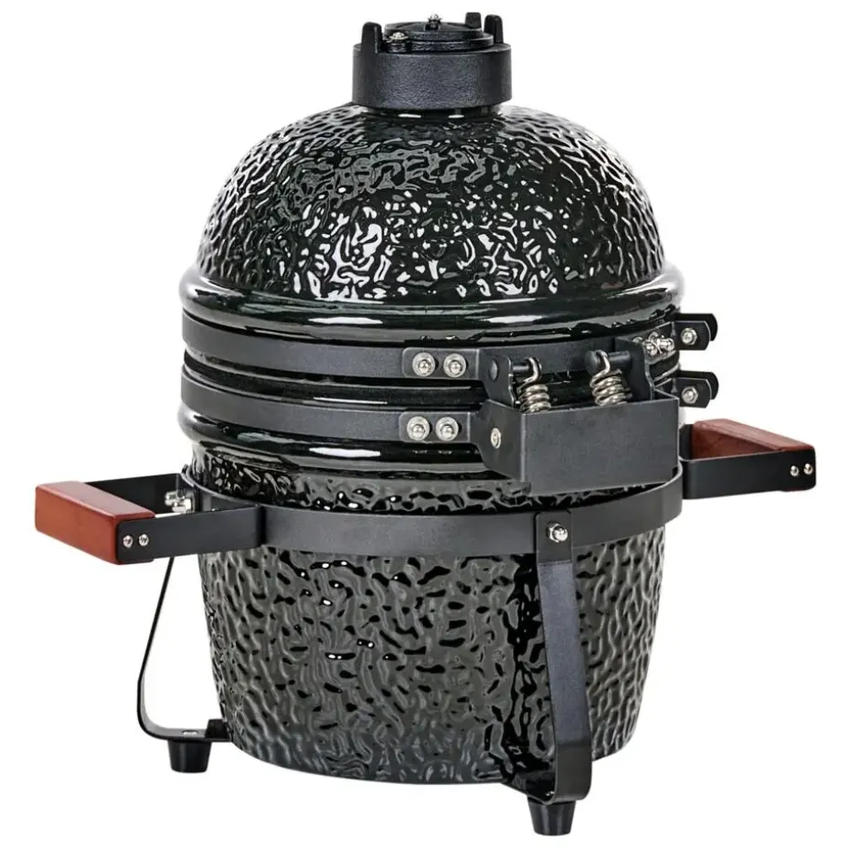 KAMADO - Mini houtskoolgrill - Zwart - Keramiek