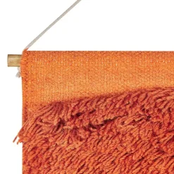 KAMALIA - Wanddecoratie - Oranje - Katoen