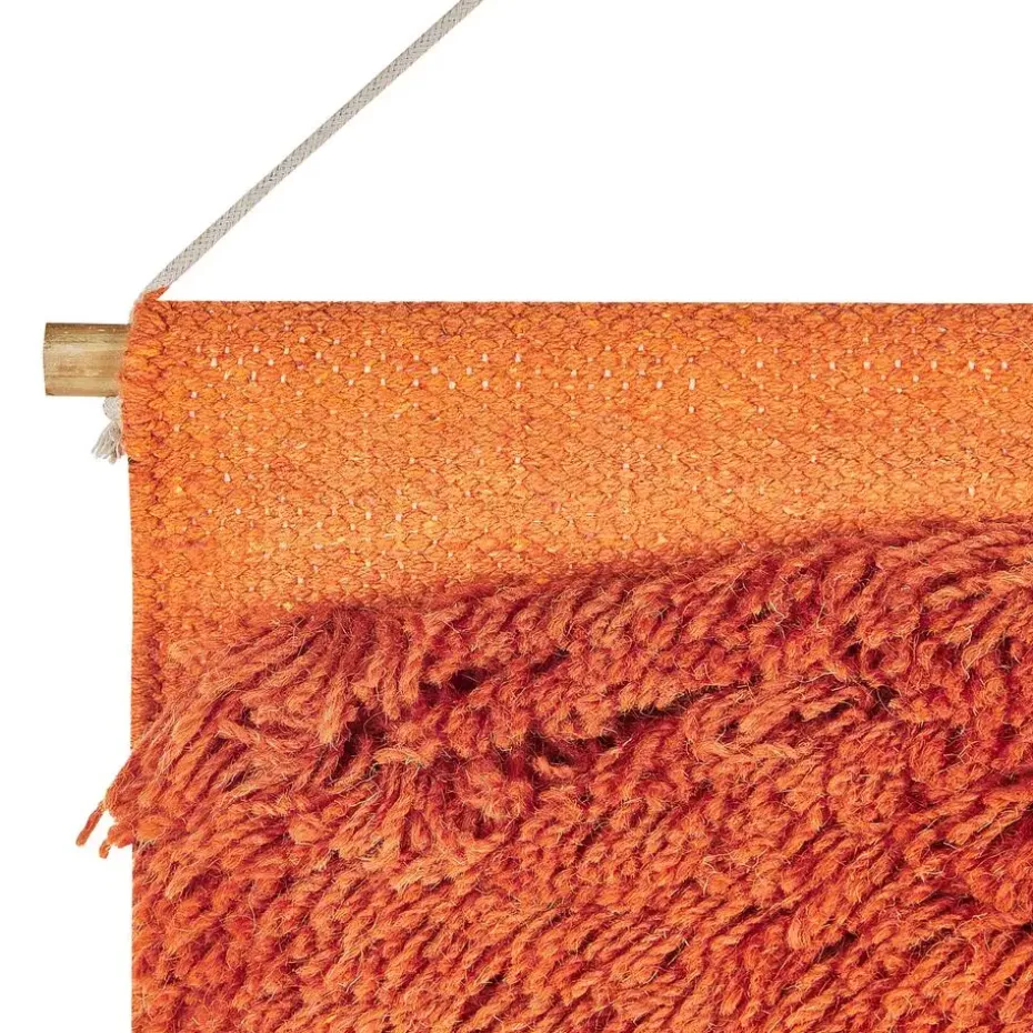 KAMALIA - Wanddecoratie - Oranje - Katoen