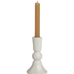 Kandelaar Anis - off-white - 16xØ9 cm