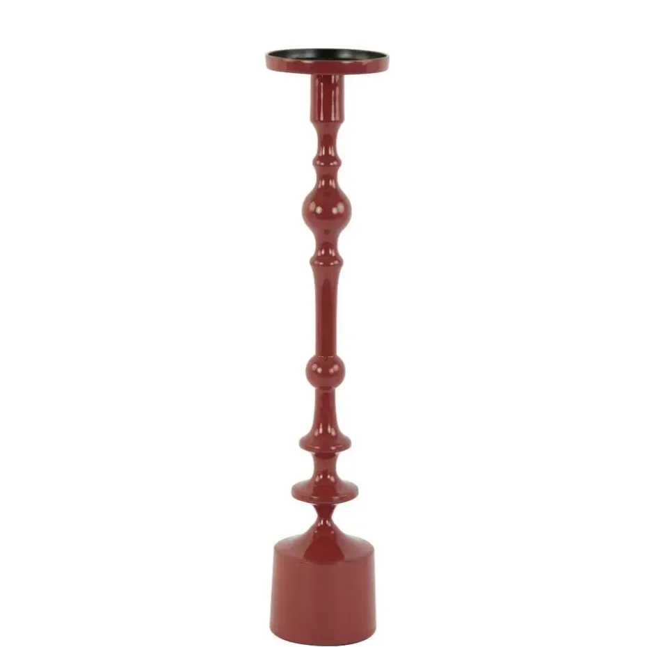 Kandelaar Sheva - Rood - Ø11cm