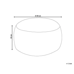 KANDHKOT - Poef - Bruin - 50 x 35 - Katoen