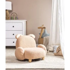 KANNA - Kinderstoel - Beige - Nepbont