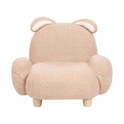 KANNA - Kinderstoel - Beige - Nepbont