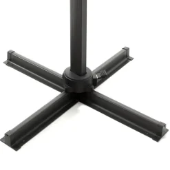 Kantelbare Zweefparasol 250x250 cm -Sterke Zweef Parasol, Licht Grijs