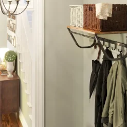 Kapstok voor de Muur of Wand - Rustiek Bruin - Vintage