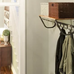 Kapstok voor de Muur of Wand - Rustiek Bruin - Vintage