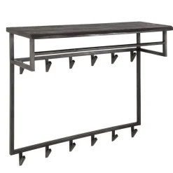 Kapstok Yucon Hoog 12 Haken Hoedenplank