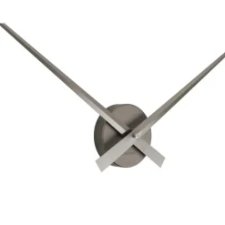 Karlsson - Wandklok Little Big Time Metallic - Metallic dark grey- Ø77,5cm