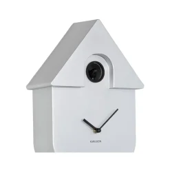 Karlsson - Wandklok Modern Cuckoo Metallic - Metallic silver