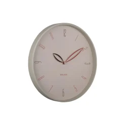 Karlsson - Wandklok Petals - Warmgrijs- Ø40cm