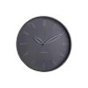 Karlsson - Wandklok Petals - Donkergrijs- Ø40cm